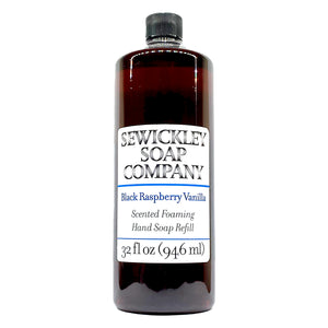 Black Raspberry Vanilla Scented Foaming Hand Soap - 32oz Refill