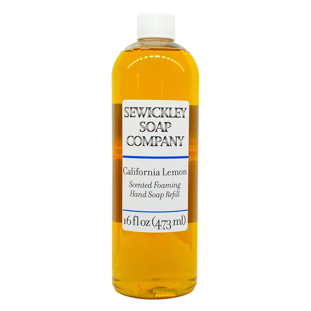 California Lemon Scented Foaming Hand Soap - 16oz Refill