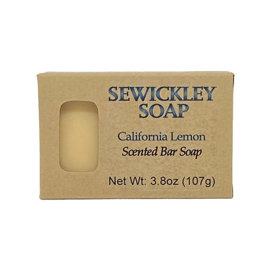 California Lemon Scented Bar Soap