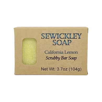 California Lemon Scented Scrubby Bar Soap