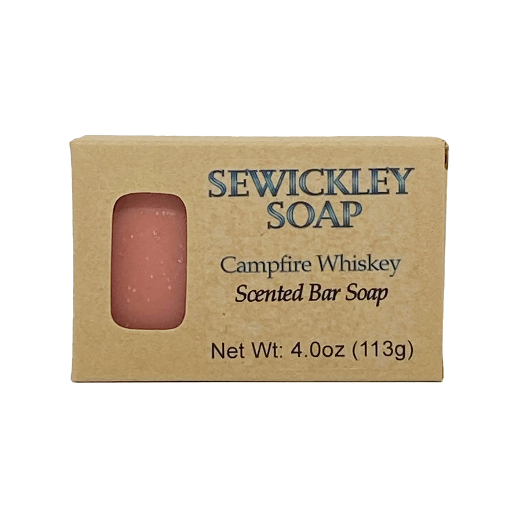 Campfire Whiskey Scented Bar Soap