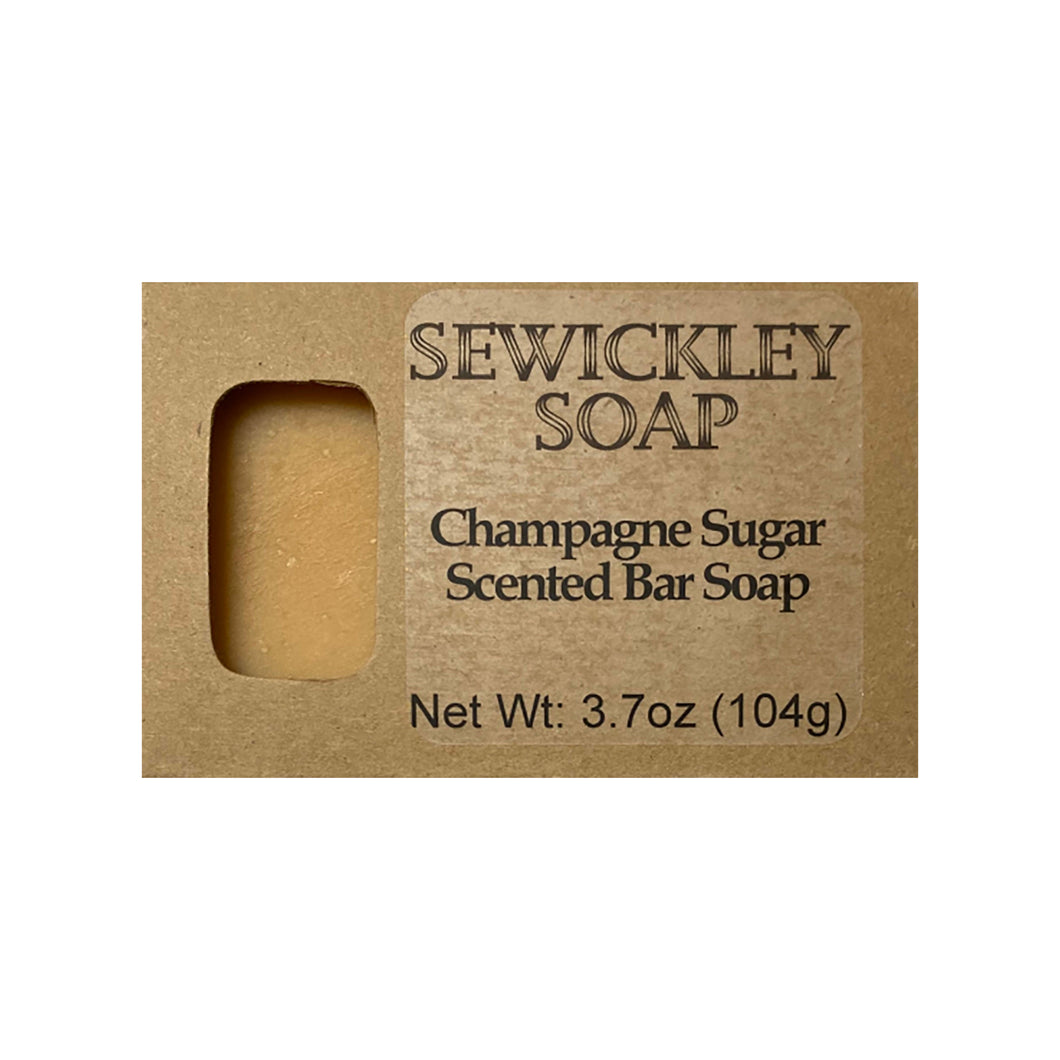 Champagne Sugar Scented Bar Soap