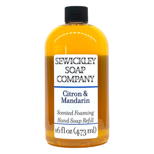 Citron & Mandarin Scented Foaming Hand Soap - 16oz Refill