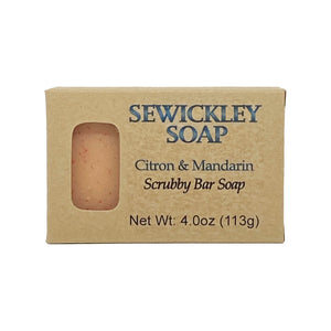 Citron & Mandarin Scented Scrubby Bar Soap