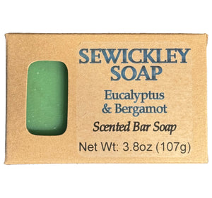 Eucalyptus & Bergamot Scented Bar Soap