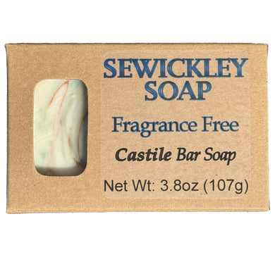 Fragrance Free Castile Bar Soap