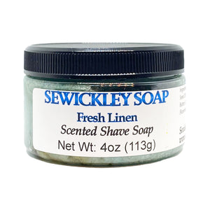 Fresh Linen Scented Shaving Soap
