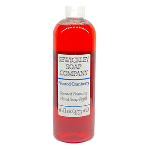 Frosted Cranberry Scented Foaming Hand Soap - 16oz Refill