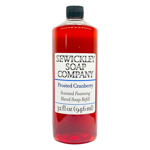 Frosted Cranberry Scented Foaming Hand Soap - 32oz Refill