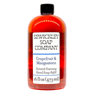 Grapefruit & Mangosteen Scented Foaming Hand Soap Refills