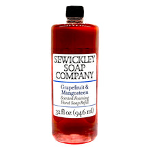Load image into Gallery viewer, Grapefruit &amp; Mangosteen Scented Foaming Hand Soap Refills