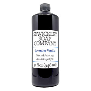 Lavender Vanilla Scented Foaming Hand Soap - 32oz Refill