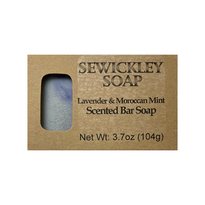 Lavender & Moroccan Mint Scented Bar Soap