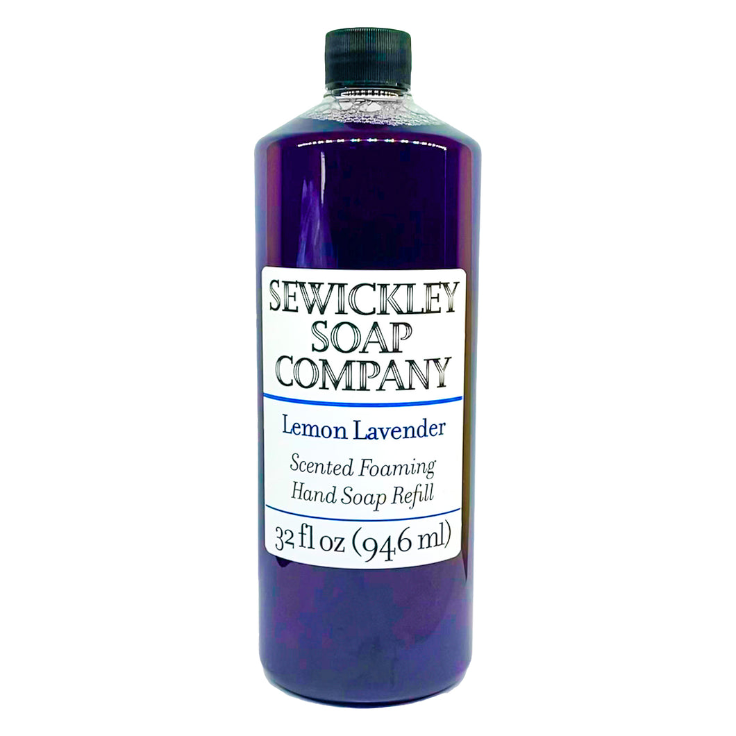 Lemon Lavender Scented Foaming Hand Soap - 32oz Refill