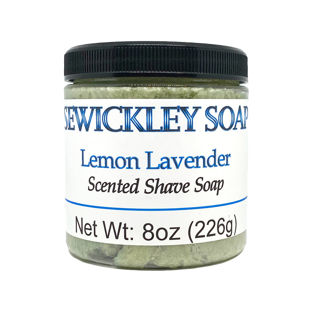 Lemon Lavender Scented Shaving Soap