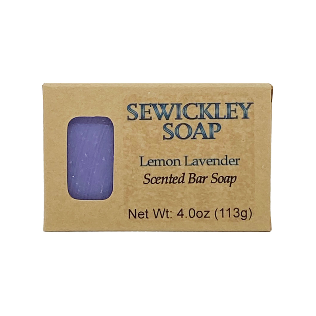Lemon Lavender Scented Bar Soap