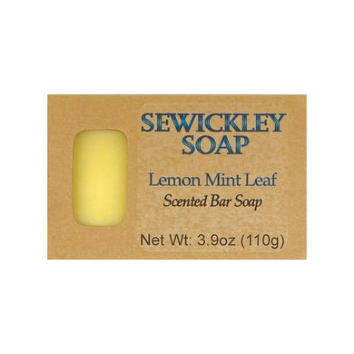 Lemon Mint Leaf Scented Bar Soap