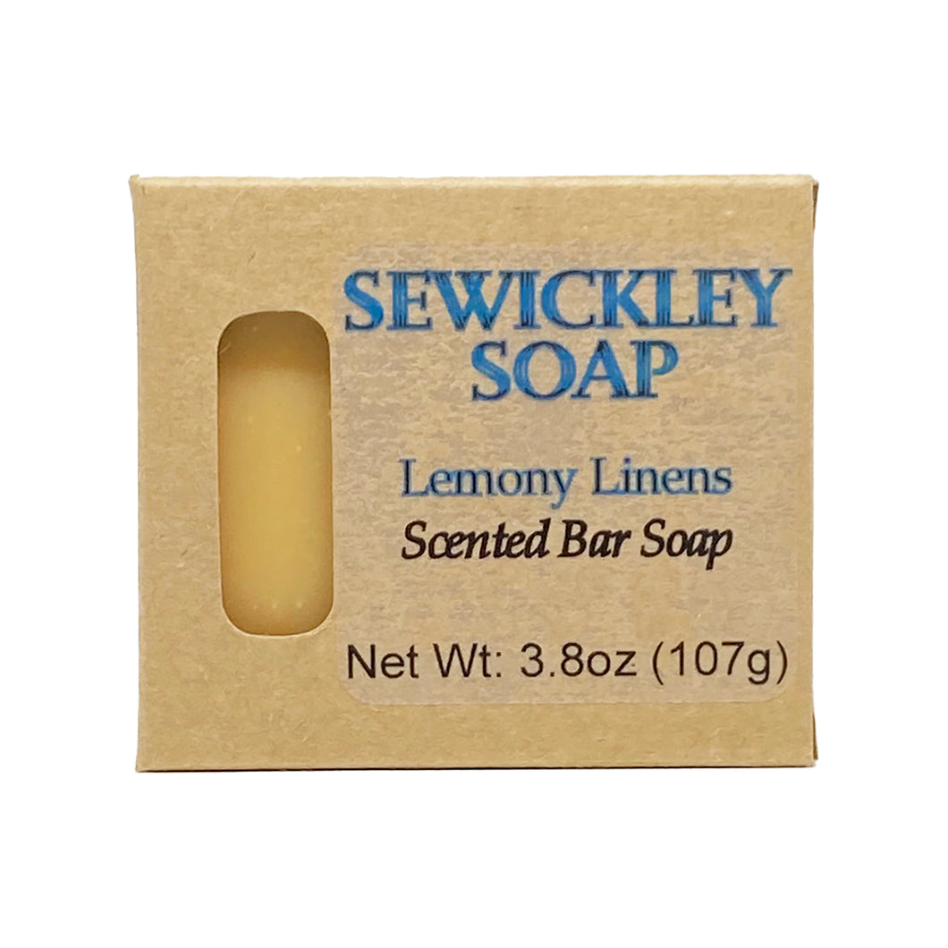 Lemony Linens Scented Bar Soap