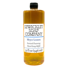 Load image into Gallery viewer, Meyer Lemon Scented Foaming Hand Soap Refills
