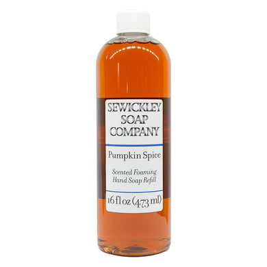 Pumpkin Spice Scented Foaming Hand Soap - 16oz Refill