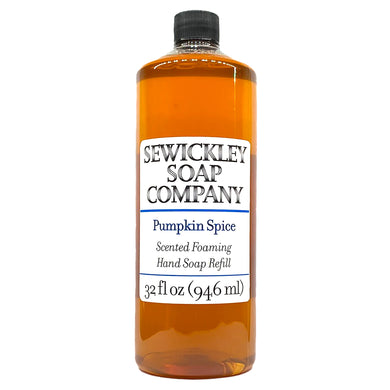 Pumpkin Spice Scented Foaming Hand Soap - 32oz Refill