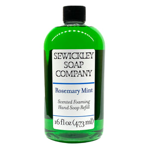 Rosemary Mint Scented Foaming Hand Soap - 16oz Refill