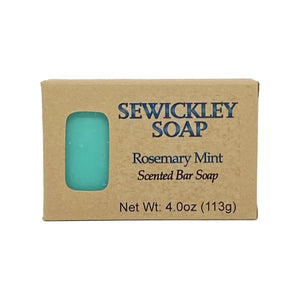 Rosemary Mint Scented Bar Soap