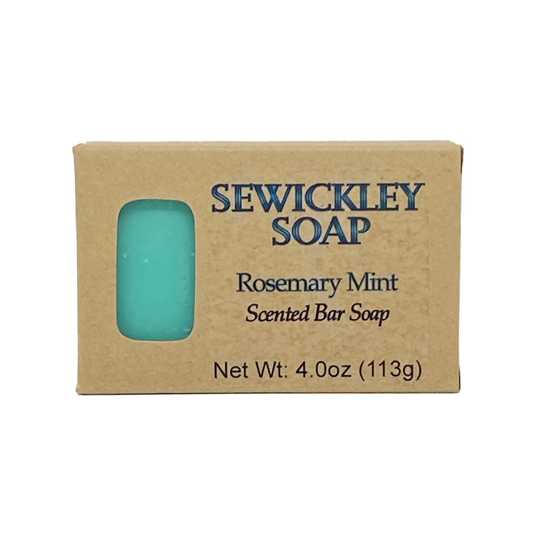 Rosemary Mint Scented Bar Soap