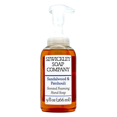 Sandalwood & Patchouli Scented Foaming Hand Soap