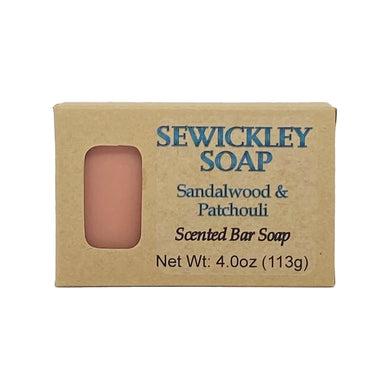Sandalwood & Patchouli Scented Bar Soap