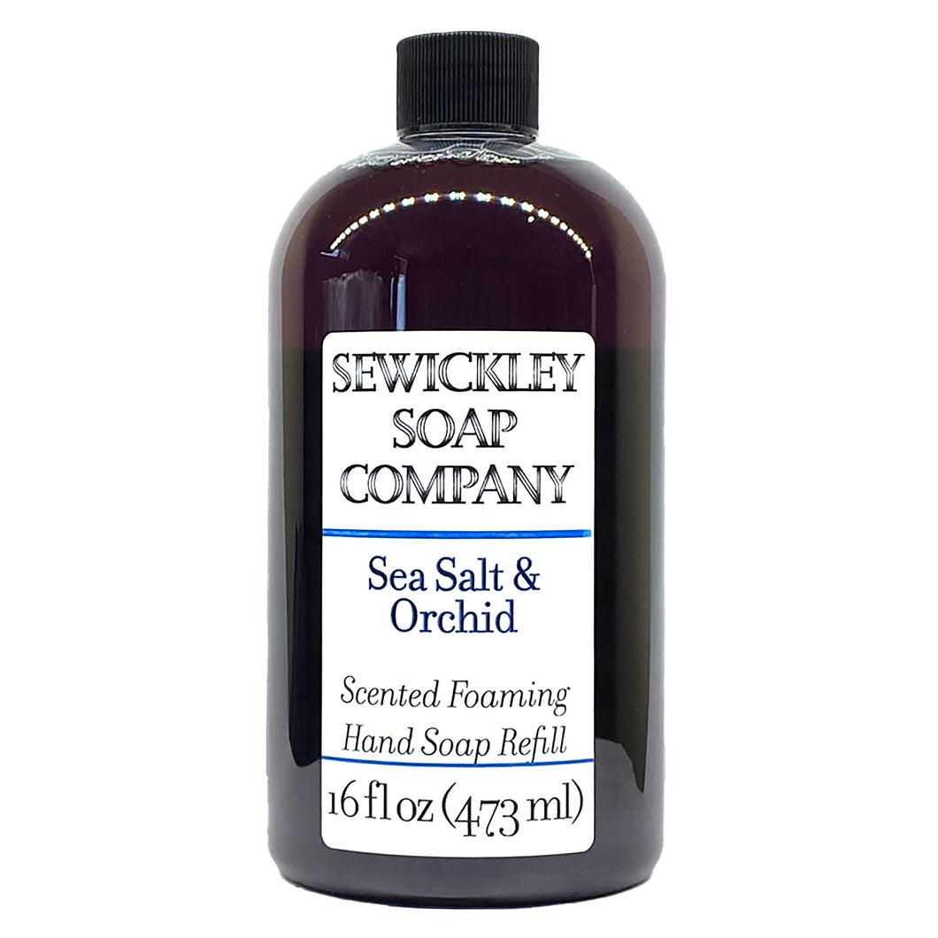 Sea Salt & Orchid Scented Foaming Hand Soap - 16oz Refill