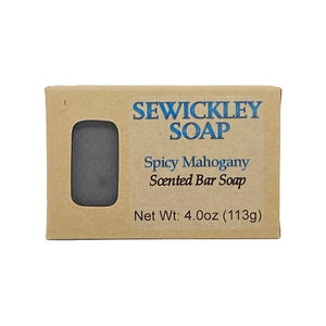 Spicy Mahogany Scented Bar Soap