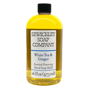 White Tea & Ginger Scented Foaming Hand Soap - 16oz Refill