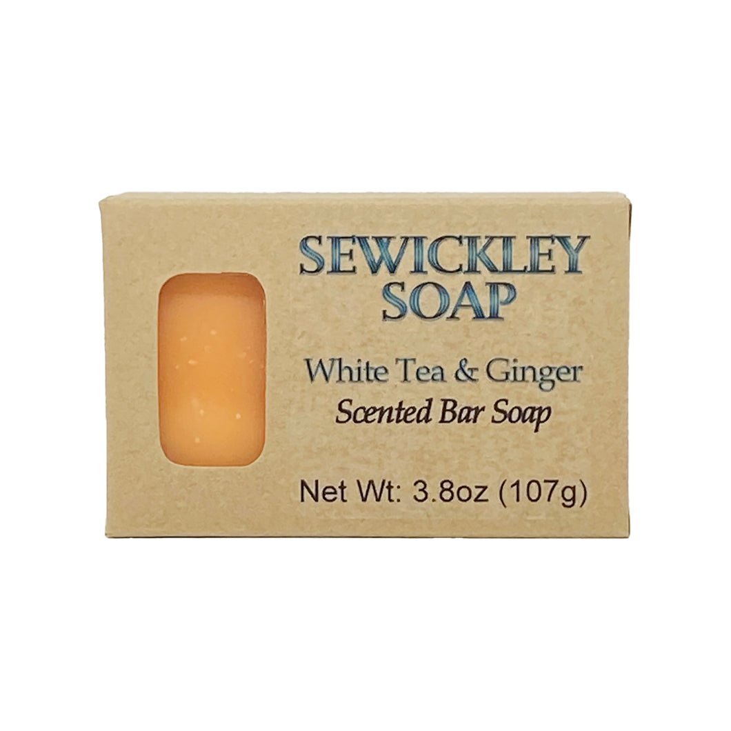 White Tea & Ginger Scented Bar Soap