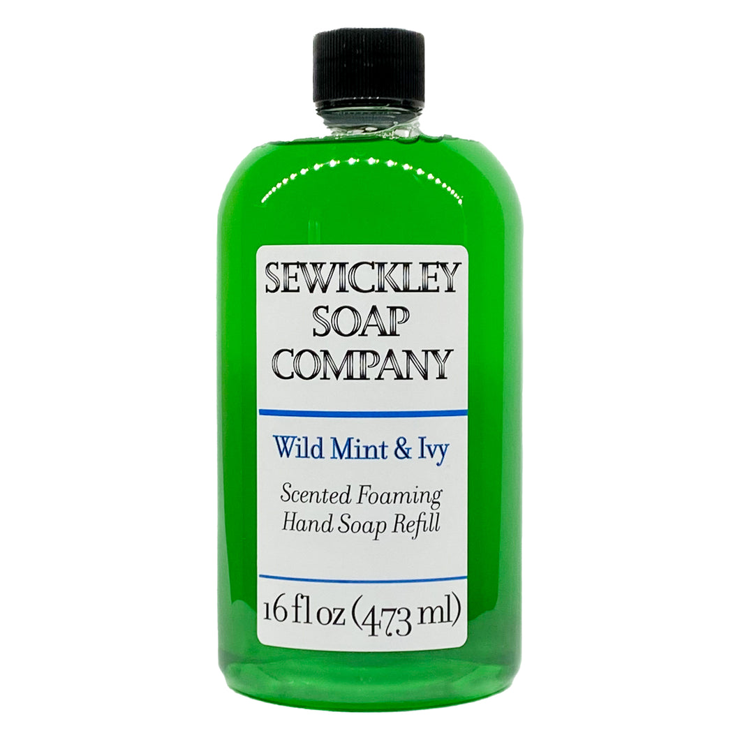 Wild Mint & Ivy Scented Foaming Hand Soap - 16oz Refill