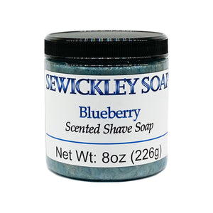 Blueberry Scented Shaving Soap Jumbo 8oz