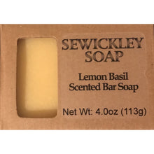Load image into Gallery viewer, Lemon Basil Bar Soap