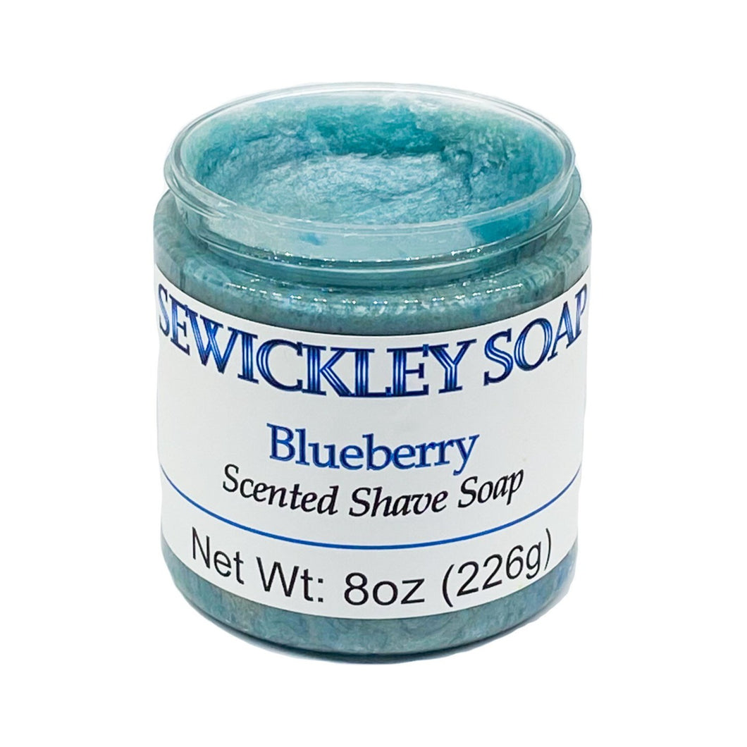 Blueberry Scented Shaving Soap Jumbo 8oz