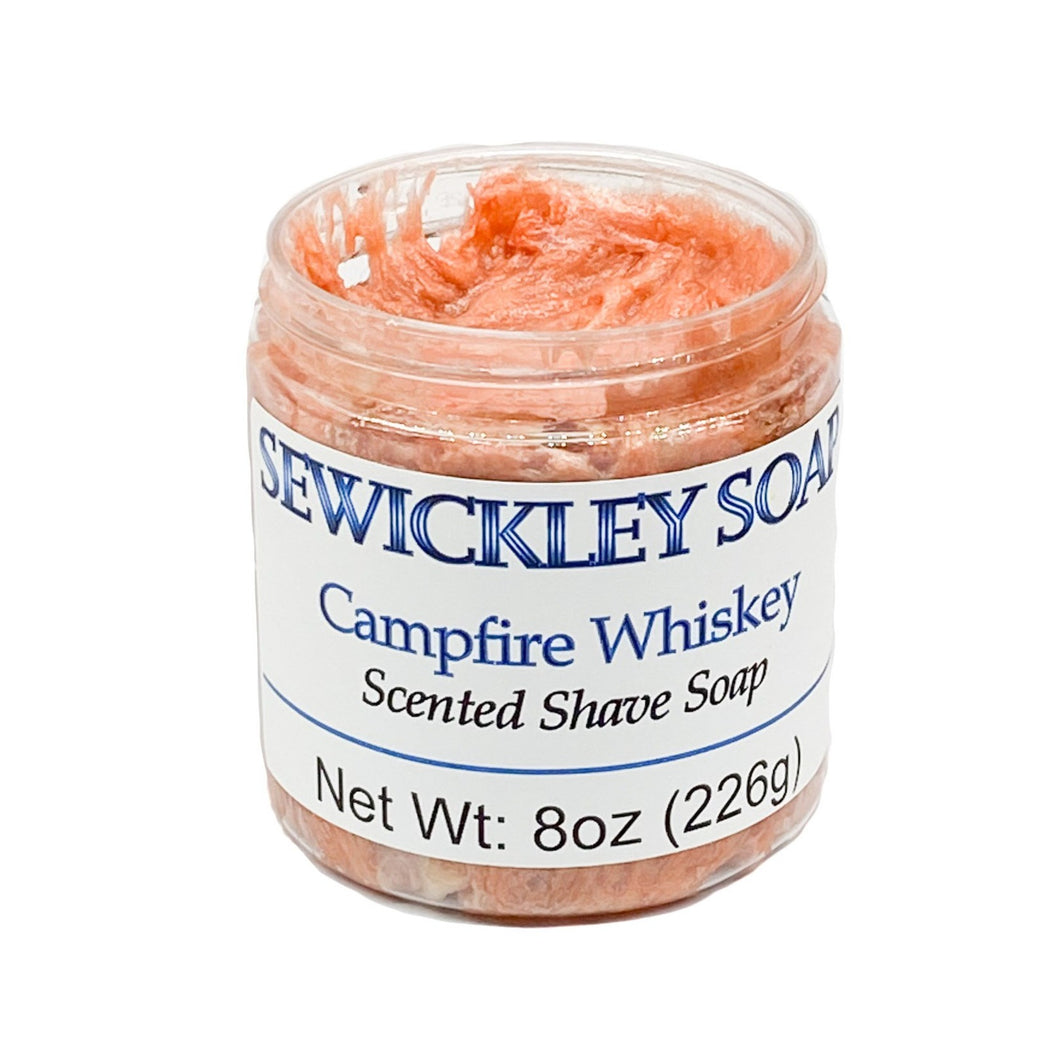 Campfire Whiskey Scented Shaving Soap