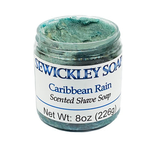 Caribbean Rain Scented Shaving Soap